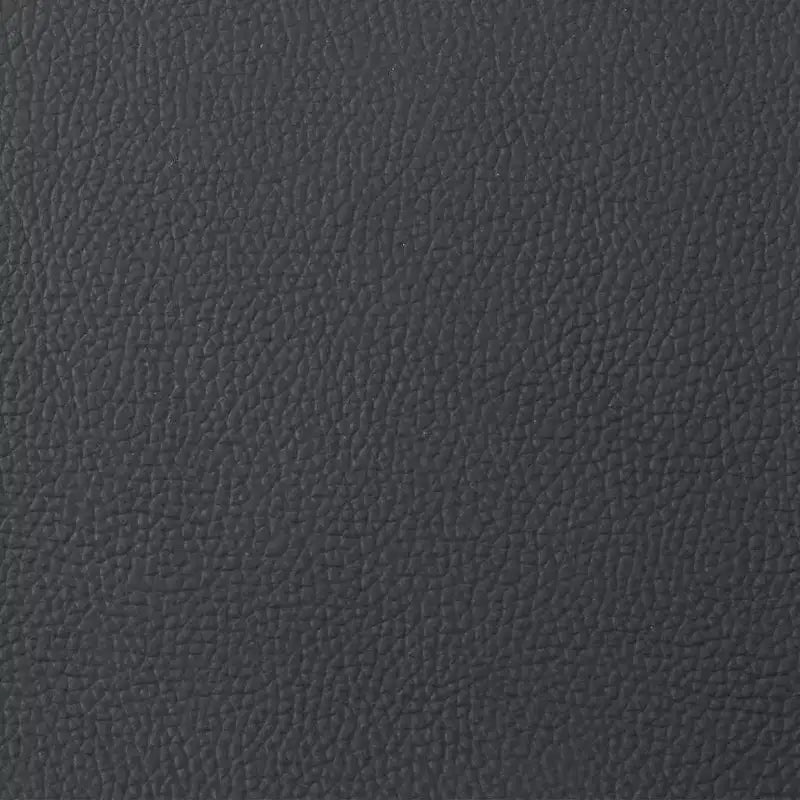 Fauteuil inclinable de massage avec 6 points de vibration, réglable, cuir véritable noir - Noir
