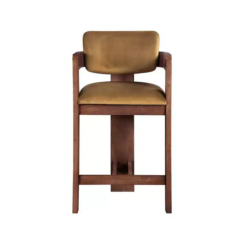 Tabouret de bar en velours