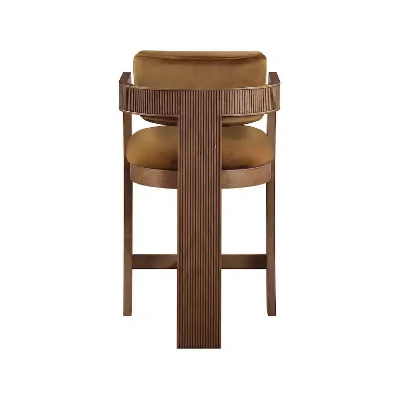 Tabouret de bar en velours