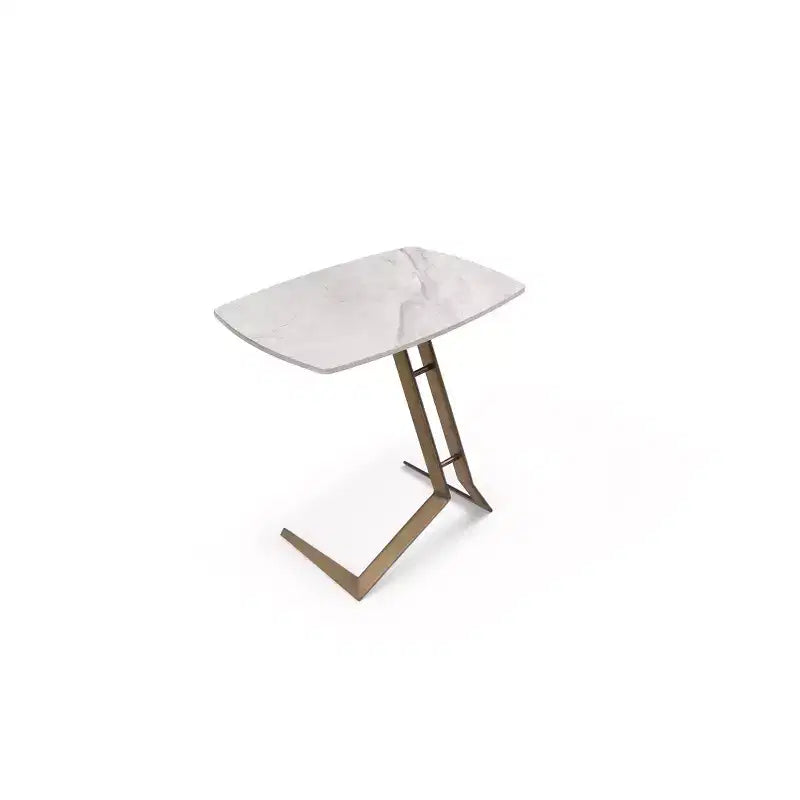 Table d'appoint ronde en métal gris de 45 po de haut, 1 pièce