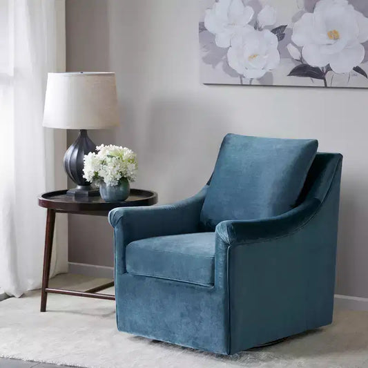 Chaise pivotante - Bleue
