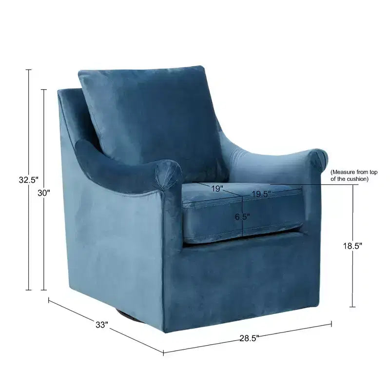 Chaise pivotante - Bleue
