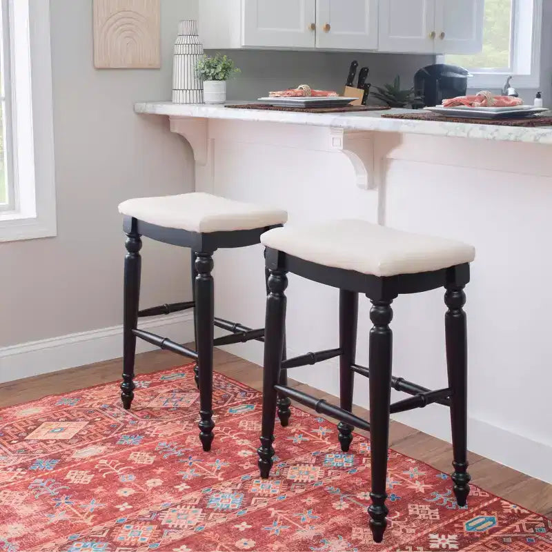 Tabouret de bar sans dossier en bois