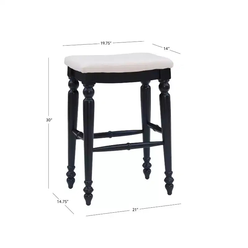 Tabouret de bar sans dossier en bois