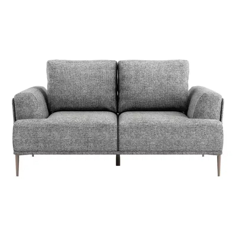Causeuse 65 po avec coussin en chenille en T et dossier extensible
