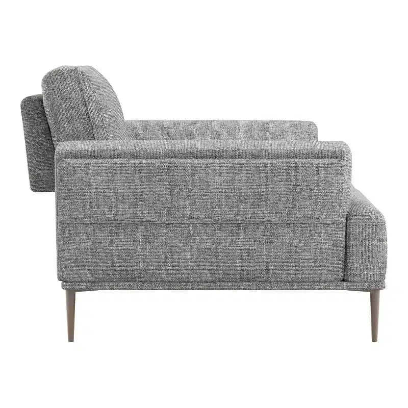 Causeuse 65 po avec coussin en chenille en T et dossier extensible