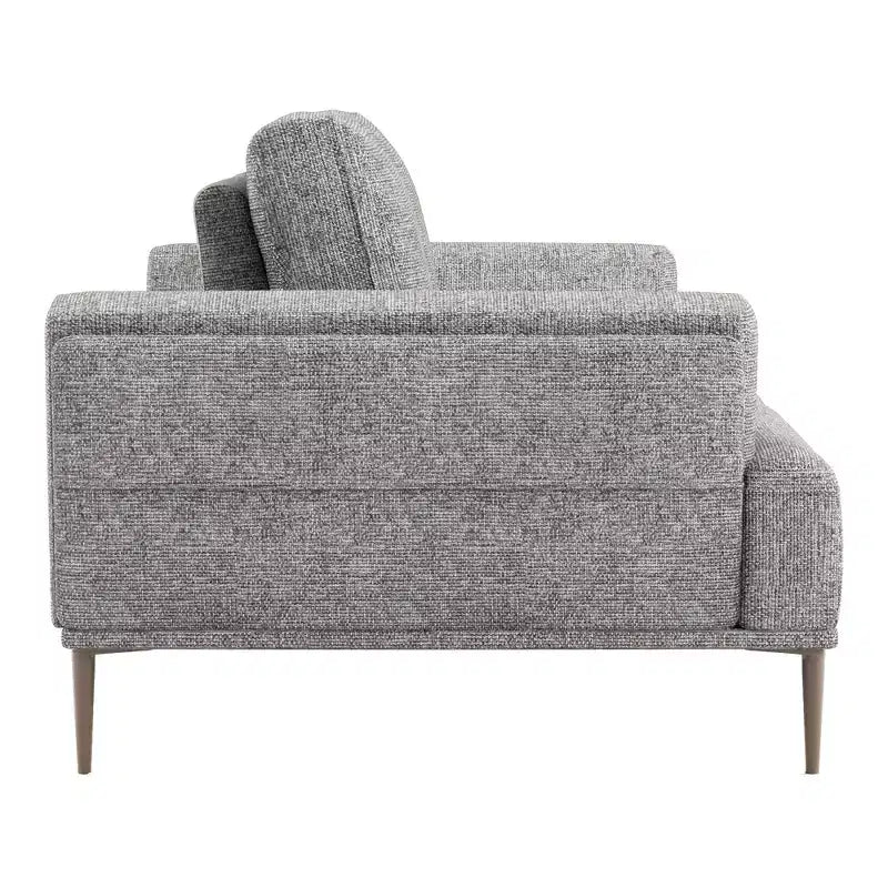 Causeuse 65 po avec coussin en chenille en T et dossier extensible