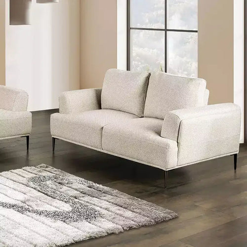 Causeuse 65 po avec coussin en chenille en T et dossier extensible