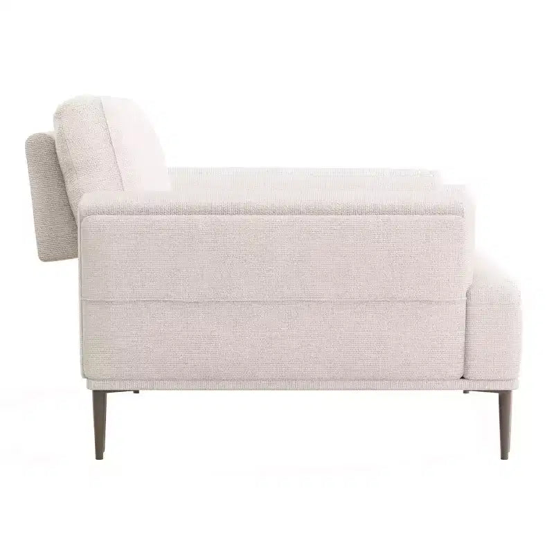 Causeuse 65 po avec coussin en chenille en T et dossier extensible