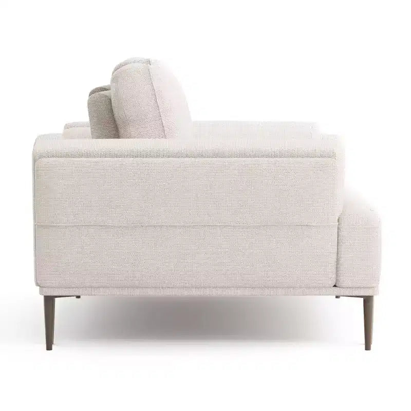 Causeuse 65 po avec coussin en chenille en T et dossier extensible