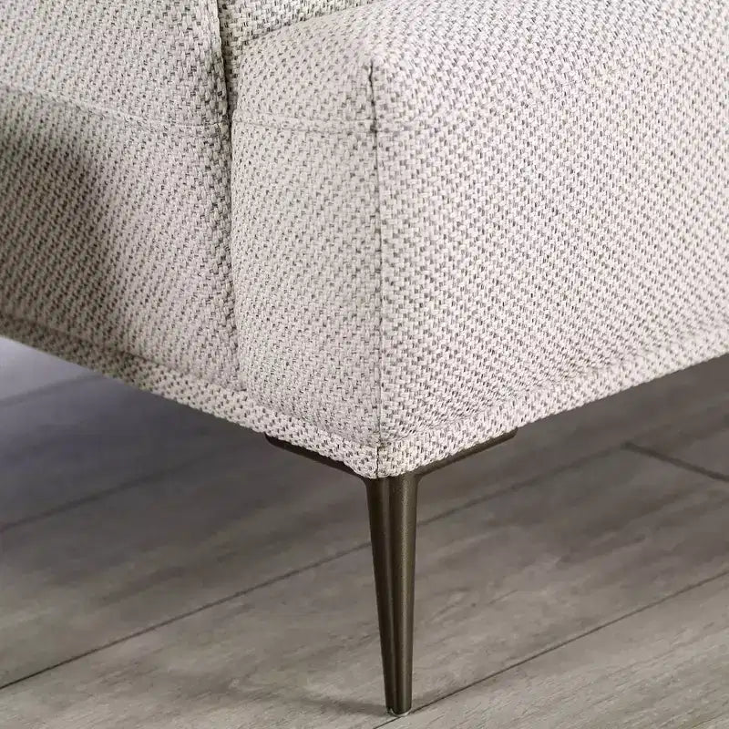 Causeuse 65 po avec coussin en chenille en T et dossier extensible