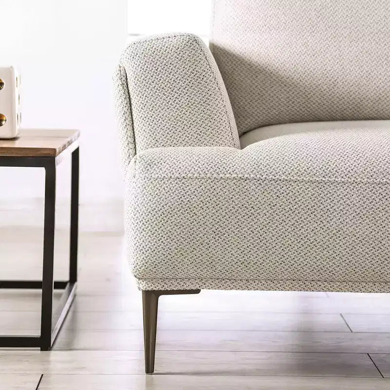 Causeuse 65 po avec coussin en chenille en T et dossier extensible