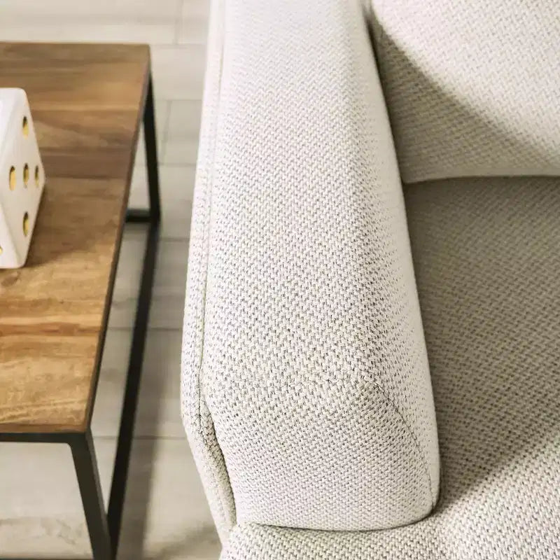 Causeuse 65 po avec coussin en chenille en T et dossier extensible