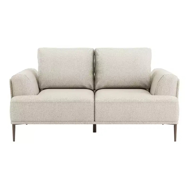 Causeuse 65 po avec coussin en chenille en T et dossier extensible