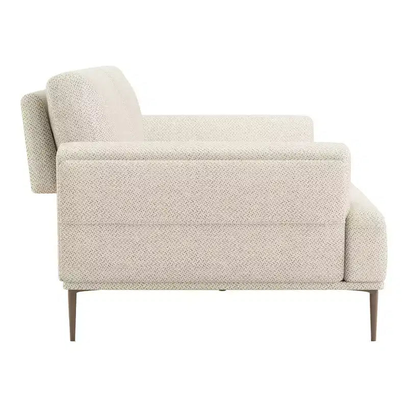 Causeuse 65 po avec coussin en chenille en T et dossier extensible