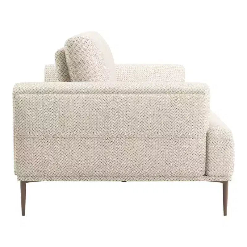 Causeuse 65 po avec coussin en chenille en T et dossier extensible