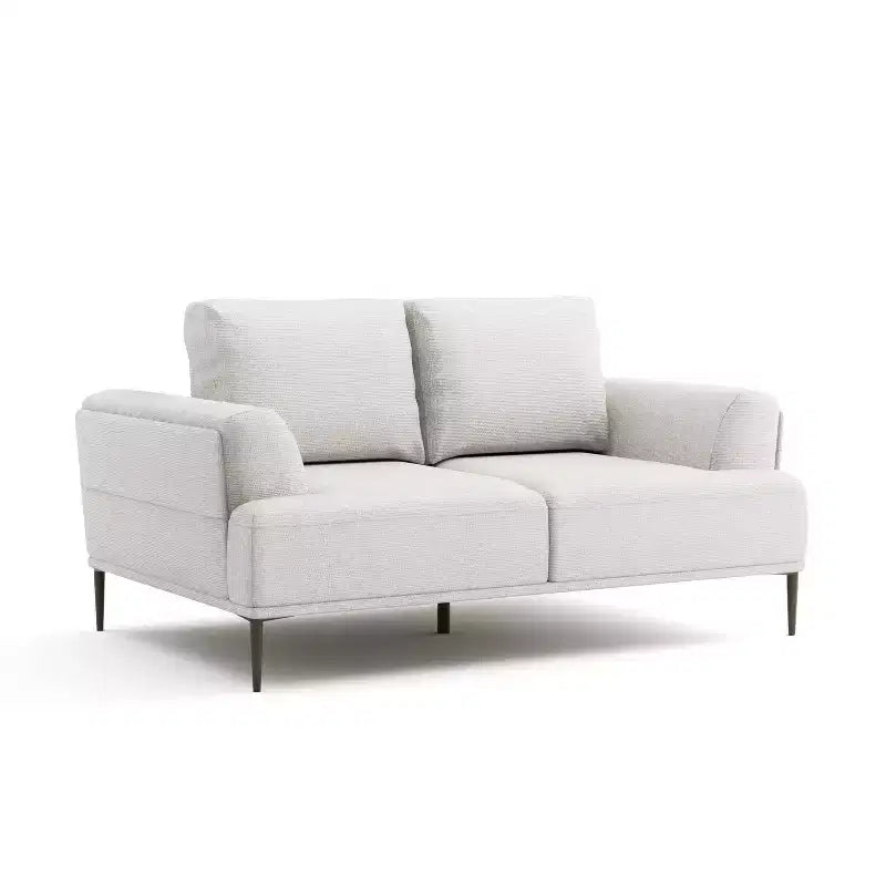 Causeuse 65 po avec coussin en chenille en T et dossier extensible